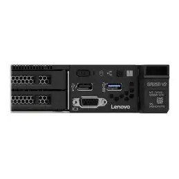 Lenovo Serveur Rack 1U SR250 V2 Xeon E-2378 (8C 2.6GHz 16MB Cache - 65W), 1x32GB, O - B, 2.5" HS (8), 53... (7D7QA031EA)_5